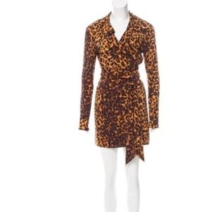 Last chance! Reformation Leopard Print Wrap Dress